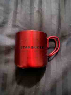Starbucks Bright Red Merry Christmas Holiday Demi Espresso Cup Mug Metal New Min - Sold on eBay Dec, 13th 2019 for $15.00
