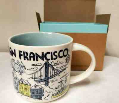 Starbucks Coffee 14oz Been There Series Mug SAN FRANCISCO Cup New w/SKU & box - Sold on eBay Dec, 13th 2019 for $18.95