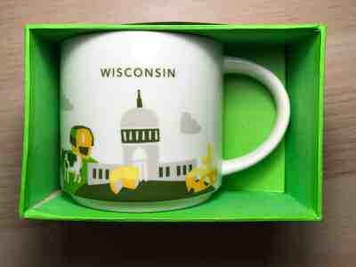 New Starbucks Wisconsin You Are Here Mug In Gift Box Mugs - Sold on eBay Dec, 13th 2019 for $24.49