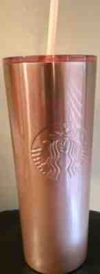 Starbucks 2019 rose gold pink tumbler Holiday Xmas   - Sold on eBay Dec, 13th 2019 for $30.00