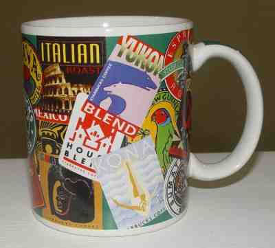 Starbucks Vintage Stamp Coffee Cup Mug - Sold on eBay Dec, 13th 2019 for $19.00