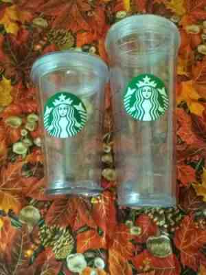 Starbucks Clear Double Wall Acrylic 16oz & 24 oz Tumbler In very good condition  - Sold on eBay Dec, 13th 2019 for $16.00