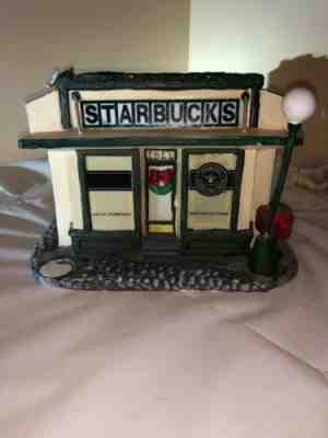 STARBUCKS LIGHTED CHRISTMAS VILLAGE HOLIDAY HOUSE 1st Store Pikes Place Market - Sold on eBay Dec, 13th 2019 for $25.00