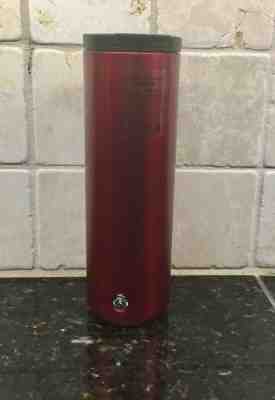 Starbucks Vacuum Insulated Flip-Top Tumbler Sparkly RED Stainless Steel 16oz NWT - Sold on eBay Dec, 13th 2019 for $29.49