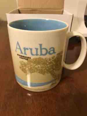 BRAND NEW Starbucks Aruba Mug Global Icon Collectors Series 16 oz