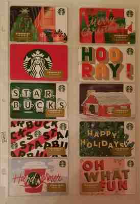 Starbucks Cards - 2019 Holiday Marker Set (36 Cards) - Sold on eBay Dec, 13th 2019 for $24.88