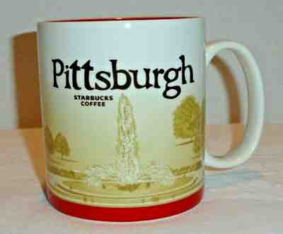 Starbucks 2011 Global Icon PITTSBURGH Collectors Edition Mug 16 oz - Sold on eBay Dec, 12th 2019 for $17.99