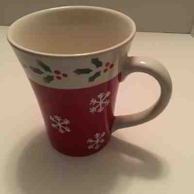 Starbucks 2007 Holiday Christmas Snowflake Holly Red White 16 oz Mug - Sold on eBay Dec, 12th 2019 for $16.96