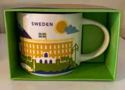 Starbucks SWEDEN You Are Here YAH Collector Series Mug with SKU Collectible 14oz - Sold on eBay Dec, 12th 2019 for $75.00