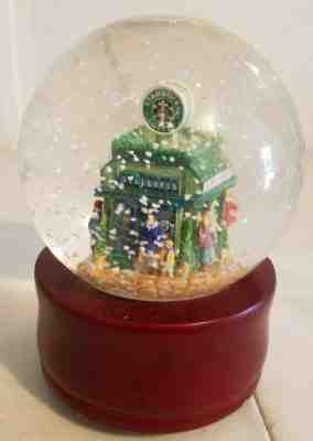 1ST Starbucks Store Seattle Pike Place Market Musical Christmas Snow Globe 6" - Sold on eBay Dec, 12th 2019 for $30.00