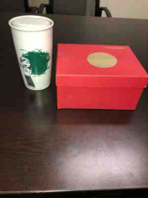 NEW Starbucks 2015 Boy Finger Painting Dot Ceramic Travel Tumbler Cup Mug 12oz - Sold on eBay Dec, 14th 2019 for $24.00