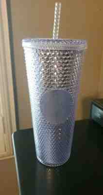 Starbucks Platinum Iridescent Studded Cold Cup Tumbler 2019 Holiday - Sold on eBay Dec, 14th 2019 for $27.00