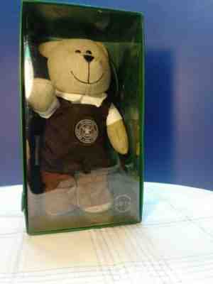 Starbucks Bearista Bear 2016 Limited Edition Brown Apron Barista New in Box - Sold on eBay Dec, 14th 2019 for $16.00