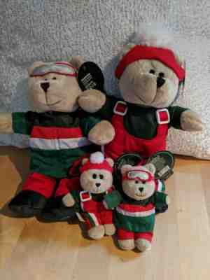 4 Starbucks Bearista Bears Plush 2019 Christmas Limited Edition New - Sold on eBay Dec, 14th 2019 for $51.00