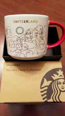 STARBUCKS ~ Switzerland ~ "You Are Here" Mug (NEW) ~14 Oz NWT 2018 Christmas - Sold on eBay Dec, 14th 2019 for $26.99