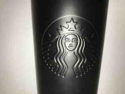 RARE New Starbucks STAINLESS STEEL BLACK MATTE  Cold Tumbler Venti 24oz w/ Straw - Sold on eBay Dec, 14th 2019 for $40.00