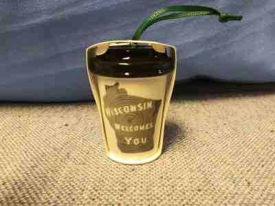 Wisconsin Welcomes You Mini Travel Cup Starbucks Christmas Ornament New 2017 B - Sold on eBay Dec, 14th 2019 for $26.00