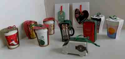New Starbucks Christmas Ornaments Lot of 11 All Unique Collectible NIP - Sold on eBay Dec, 14th 2019 for $49.99