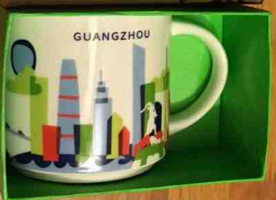 Starbucks Guangzhou Mug Cup You are here YAH City China new in box *RARE - Sold on eBay Dec, 14th 2019 for $49.99