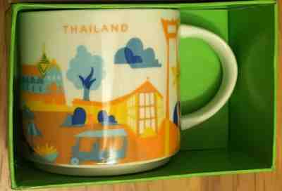 Starbucks Thailand Mug YAH You Are Here Asia Collectible New in Box w/SKU *RARE - Sold on eBay Dec, 14th 2019 for $39.99