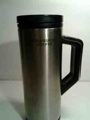 2009 Starbucks Stainless Steel Mug With Wood Grain Handle 16 Oz - Sold on eBay Dec, 14th 2019 for $18.50