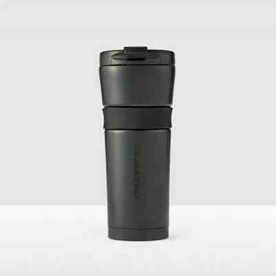 RARE Starbucks Stainless Steel Coffee Tumbler Matte Black 16 oz Double Wall Cup - Sold on eBay Dec, 14th 2019 for $59.99