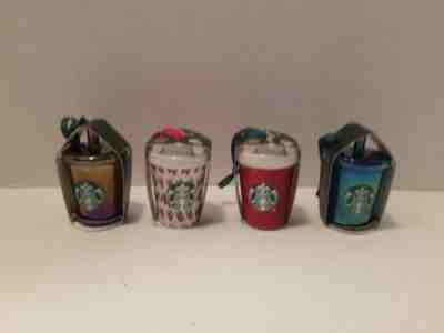 2019 Starbucks Winter Holiday Set of (4) Ceramic Cup Ornaments NWT, Rare Set! - Sold on eBay Dec, 14th 2019 for $49.95