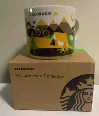 NIB COLORADO You Are Here (YAH) Starbucks Mug Green NWT Mountain Bike - Sold on eBay Dec, 14th 2019 for $29.98