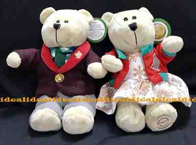 Starbucks Coffee Bearista BOY & GIRL SET bear 2017 w tag XMAS Christmas Thailand - Sold on eBay Dec, 14th 2019 for $48.99