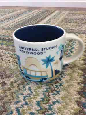 STARBUCKS  UNIVERSAL STUDIOS HOLLYWOOD MUG "You Are Here"  PRE OWNED  - Sold on eBay Dec, 14th 2019 for $16.89