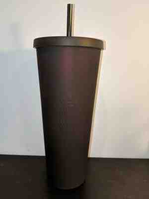 STARBUCKS FALL 2019 MATTE BLACK PURPLE TUMBLER CUP HALLOWEEN LIMITED EDITION - Sold on eBay Dec, 14th 2019 for $45.00