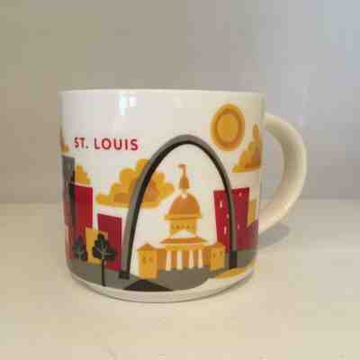 Starbucks 2013 You Are Here Collection St Louis Mug 14 oz NIB with SKU - retired - Sold on eBay Dec, 14th 2019 for $25.00