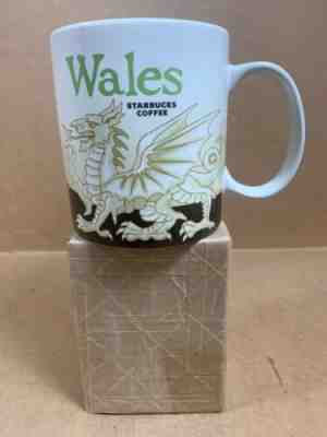 Starbucks 2014 Wales Mug Global Icon Collection 16oz - RARE - Brand New w/ SKU - Sold on eBay Dec, 14th 2019 for $49.99