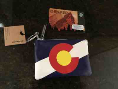 Starbucks Colorado Coin/Card Purse W/Keychain & Denver Card New Limited Edition - Sold on eBay Dec, 14th 2019 for $16.99