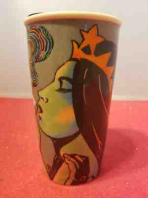 NEW! STARBUCKS SIREN 2016 25th Anniversary Tumbler Travel Mug Milton Glaser - Sold on eBay Dec, 14th 2019 for $40.99