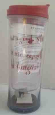 Starbucks Huxley Mouse Reading '10 Glitter Clear Plastic Travel Cup Cocoa NEW - Sold on eBay Dec, 13th 2019 for $29.77