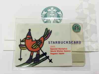 2005 NAGANO OLYMPICS STARBUCKS JAPAN CARD PIN INTACT FREE SHIPPING RARE - Sold on eBay Dec, 13th 2019 for $32.00