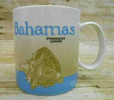 STARBUCKS Coffee Mug BAHAMAS Seashell Global Icon Collector 2015 Series 16 oz EC - Sold on eBay Dec, 13th 2019 for $24.99