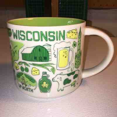 NEW 2018 Starbucks Coffee Mug Cup - WISCONSIN Been There - 14 oz - FREE SHIPPING - Sold on eBay Dec, 13th 2019 for $24.99