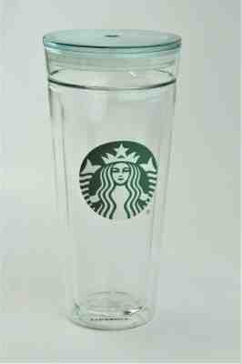 Starbucks Venti Clear Glass Double Wall Cold Cup Tumbler 20 oz Brand New Rare - Sold on eBay Dec, 15th 2019 for $65.99