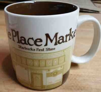 Starbucks PIKE PLACE MARKET Coffee Mug 2012 Icon series MIC Discontinued Seattle - Sold on eBay Dec, 15th 2019 for $27.50