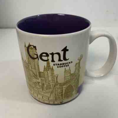 Starbucks Gent Mug St Belgium Nicholas Church Flanders Ghent coffee 2013 16oz - Sold on eBay Dec, 15th 2019 for $29.00