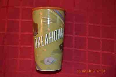 Starbucks Oklahoma, 12oz, DW tan Buffalo Ceramic Traveler, Travel Mug, TYPE 2 - Sold on eBay Dec, 15th 2019 for $40.00