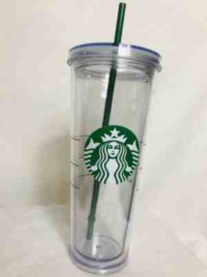 New Starbucks Cold cup Venti Clear Double Wall Acrylic Tumbler 24 oz - Sold on eBay Dec, 15th 2019 for $22.00