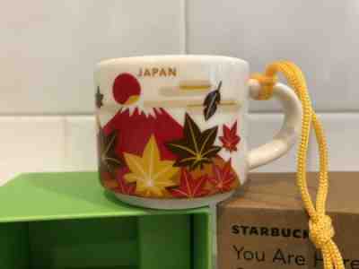 Starbucks JAPAN FALL 2oz Ornament Mug NOT FULL SIZE MUG You Are Here YAH - Sold on eBay Dec, 15th 2019 for $24.95