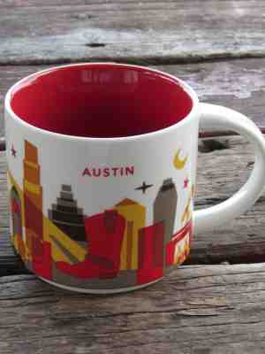 2013 STARBUCKS COFFEE YOU ARE HERE COLLECTION AUSTIN, TEXAS CITY MUG - Sold on eBay Dec, 15th 2019 for $29.99