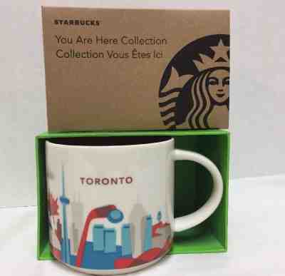 Starbucks Toronto You Are Here Mug 14 oz Skyline Maple Leaf New - Sold on eBay Dec, 15th 2019 for $39.99