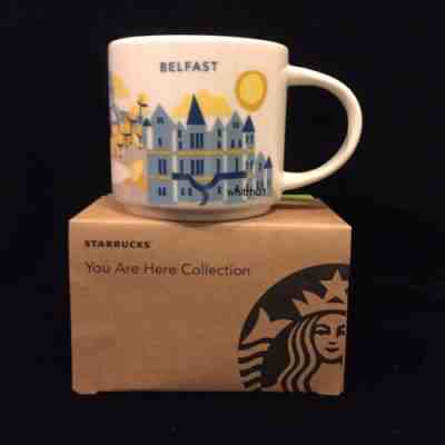 Starbucks Belfast YAH Mug Fish City Hall Botanic Northern Ireland You Are Here - Sold on eBay Dec, 15th 2019 for $64.99