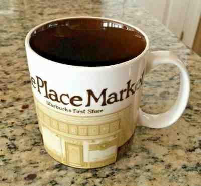 Starbucks Pike Place Market Coffee Mug First Store Seattle Mermaid Logo 2011 - Sold on eBay Dec, 15th 2019 for $20.50