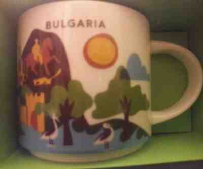 NIB WITH SKU STARBUCKS BULGARIA  You Are Here (YAH)  14 Oz Mug. Rare - Sold on eBay Dec, 15th 2019 for $49.50